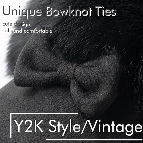 Vagasi Women Touch Screen Gloves, Fleece Lined Winter Gloves for Ladies, Thermal Suede Gloves Fur Cuff for Girls Gifts thumbnail 4