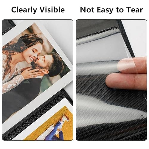 Vienrose Linen Photo Album 6x4 100 Pockets Photobooks Beige Page Large Capacity Picture Albums for Valentine Family Wedding Christmas Birthday thumbnail 6