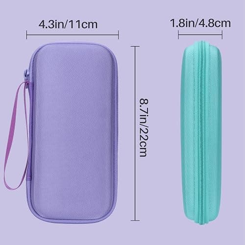 Lebakort Hard Case Compatible with Texas Instruments TI-84 Plus CE/TI-84 Plus/TI-84 Evo/TI-Nspire CX II CAS/TI-Nspire CX II/TI-83 Plus/TI-89/TI-85/TI-86 Color Graphing Calculator (Iris Purple Case) thumbnail 3