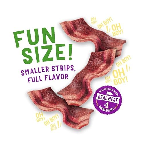 Purina Beggin' Fun Size Dog Treats, Original with Bacon, 25 oz Pouch | Big bacony flavor in a soft, easy-to-chew texture, with real meat as the first ingredient and no artificial flavors thumbnail 2
