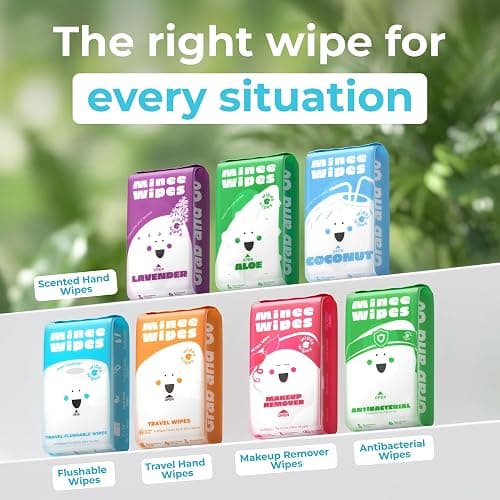 Impossibly Compact Travel Wipes - 99.5% Water - Safe for Sensitive Skin & Hypoallergenic, Resealable, Thick & Durable - For Adults & Kids - Unscented, 10 Pack Total 60 Wipes thumbnail 8