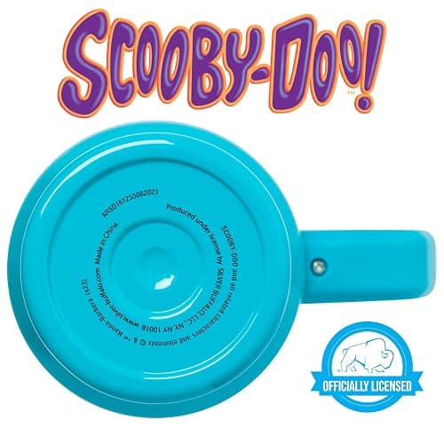 Silver Buffalo Scooby-Doo Featuring Scared Shaggy and Scooby Stainless Steel Tumbler with Handle and Straw, Fits in Standard Cup Holder, 40 Ounces thumbnail 8