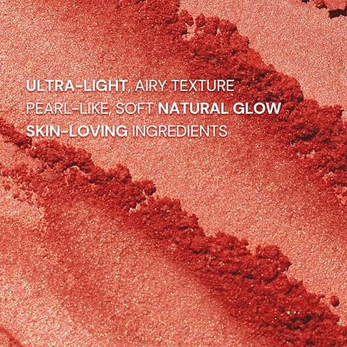 Flower Knows Shell's Jewel Collection Silk Satin Blush,Shimmery Peach Pink Powder Blush for Cheeks,Buildable & Blendable Face Makeup,Soft Long-Lasting for Women & Girls,0.18 Oz(03 Coral Seashell) thumbnail 4