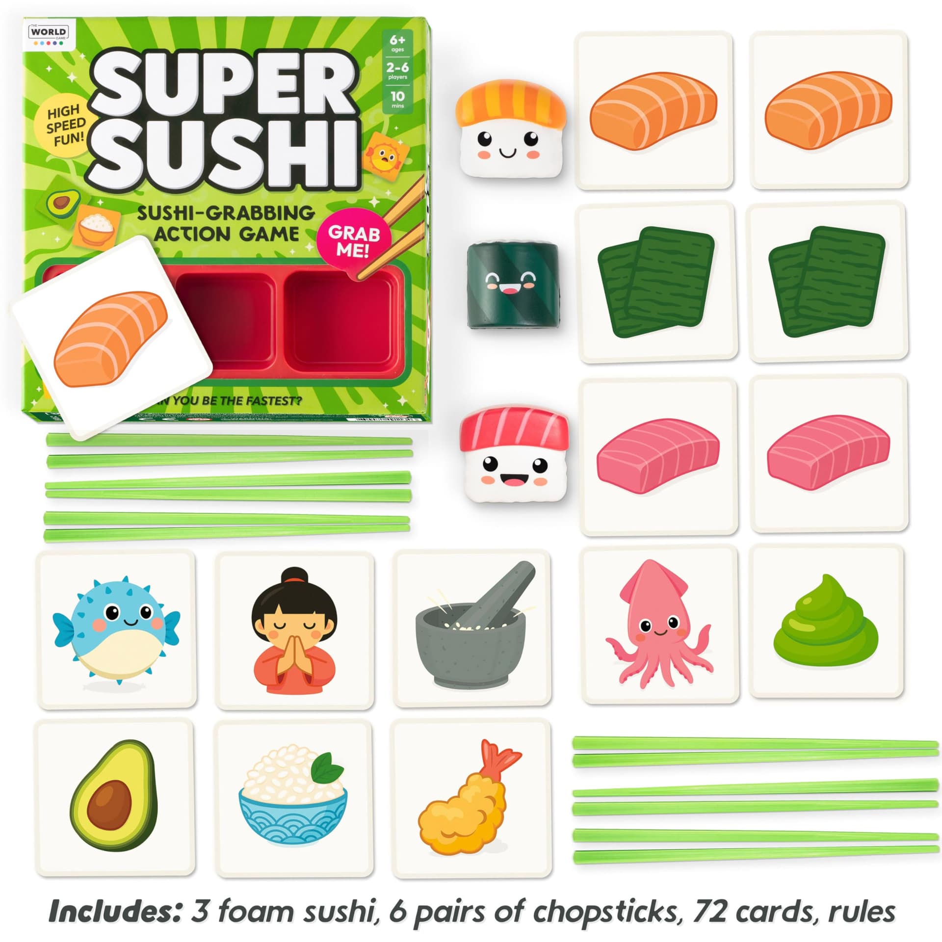 Super Sushi – Fun Family Board Game - Hilarious Party Matching Card Game for Kids, Teens & Adults thumbnail 2