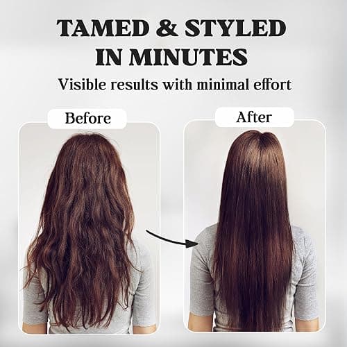 HerStyler Hair Comb For Straightening - Protects Hands - No More Knots - Styles Like A Pro - Versatile Hair Styling Comb - Travel Friendly (Black, Plastic, Dry Hair, 1 Count Pack of 1) thumbnail 5