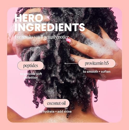 MONDAY HAIRCARE Curl Define Shampoo + Conditioner Set (2 Count) 12 oz Each Nourishes Curls, Tames Frizz, Coconut Oil and Shea Butter Enhance Shine, 100% Recyclable Bottle thumbnail 5