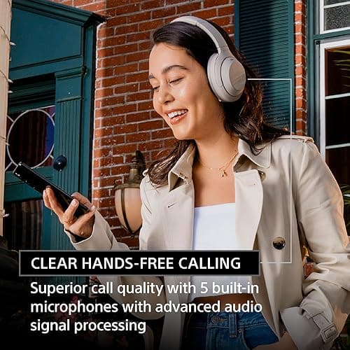 Sony WH-1000XM4 Wireless Premium Noise Canceling Overhead Headphones with Mic for Phone-Call and Alexa Voice Control, Black WH1000XM4 thumbnail 4