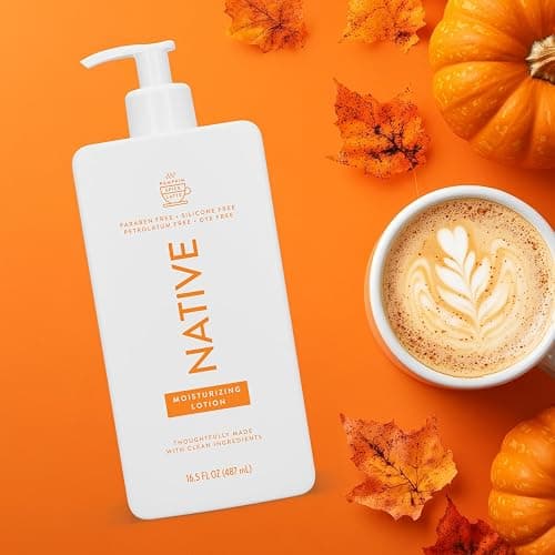 Native Body Lotion with Naturally Derived Ingredients - Pumpkin Spice Latte - Silicone, Paraben, & Dye Free Leaving Skin Soft and Hydrating | Fall Seasonal Scent Bundle, 16.5 oz - 2 Pk thumbnail 4