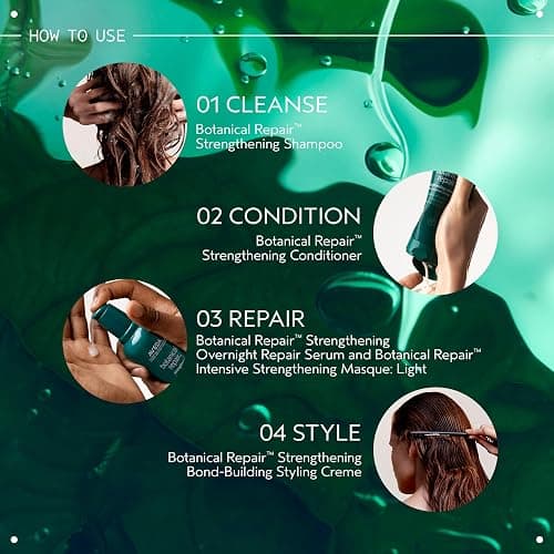 Aveda Botanical Repair Strengthening Conditioner | Instantly Detangles to Prevent Breakage | Strengthens & Repairs Damaged Hair | Builds Bonds | 98% Naturally Derived* | Silicone Free thumbnail 7