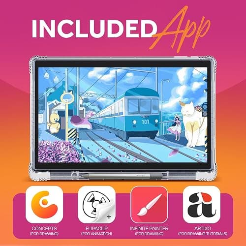 PicassoTab X11 Drawing Tablet • No Computer Needed • 11" Screen 2K • Drawing Apps & Tutorials • Stylus Pen • Portable • Standalone • Best Gift for Beginner Digital Graphic Artist • PCX11 thumbnail 2
