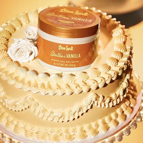 Tree Hut Golden Vanilla Whipped Shea Body Butter, Hydrating & Nourishing Body Lotion with Natural Oils, Moisturizer for Soft & Smooth Skin, 8.4 oz thumbnail 5