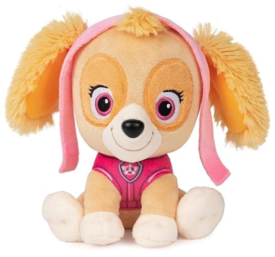 GUND Official PAW Patrol Skye in Signature Aviator Pilot Uniform Plush Toy, Stuffed Animal for Ages 1 and Up, 6" (Styles May Vary) - Image 1