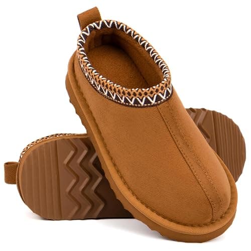 ChayChax Kids Memory Foam Slippers Fuzzy Warm Winter House Shoes for Boys & Girls Non-Slip Clogs for Toddler Little & Big Kid Indoor and Outdoor thumbnail 5
