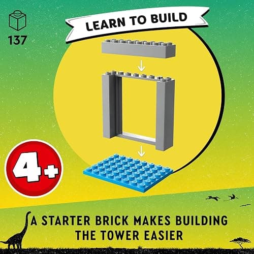 LEGO Jurassic Park Velociraptor Escape 76957 Learn to Build Dinosaur Toy for Boys and Girls; Gift for Kids Aged 4 and Up Featuring a Buildable Dinosaur Pen, Off-Roader Vehicle and 2 Minifigures thumbnail 3