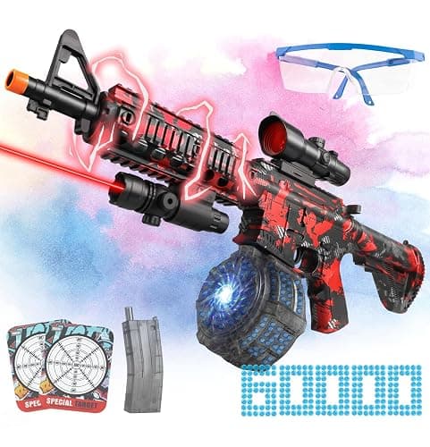 Large Electric Gel Splat Blaster, Automatic and Manual with 60,000 Gels - Image 1