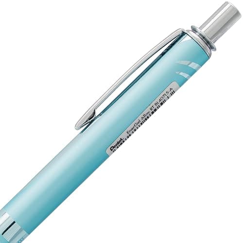 EnerGel™ Alloy RT Gel Pen, Medium Point, 0.7 mm, Turquoise Barrel, Black Ink thumbnail 4