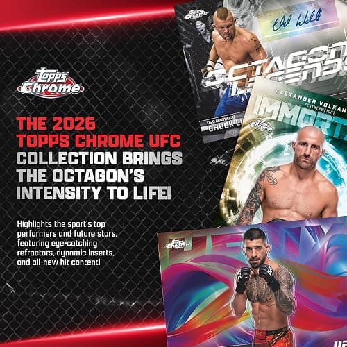 2026 Topps Chrome UFC - Factory Sealed - Value Box thumbnail 3