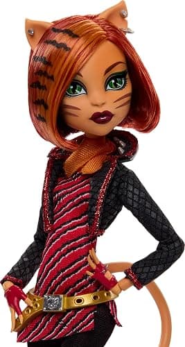Monster High Boo-riginal Creeproduction Doll, Toralei Collectible Reproduction with Doll Stand, Diary, and Pet Saber-Tooth Tiger Sweet Fangs thumbnail 4