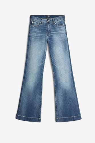 7 For All Mankind Womens Tailorless Dojo Wide Leg Trouser Jeans thumbnail 6