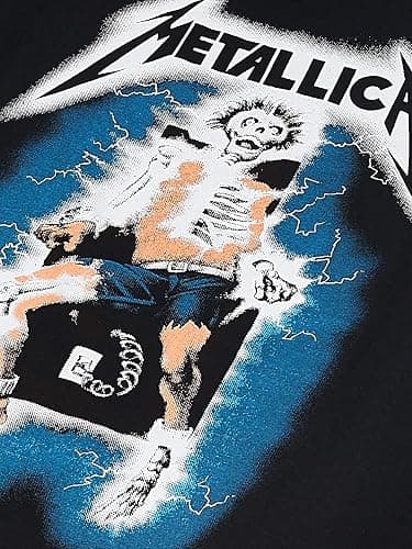 Metallica Unisex-Adult Ride The Lightning T-shirtT-Shirt thumbnail 3