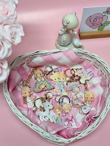 Precious Moments Unicorn Keychain & Bag Charm - Whimsical Figurine of Joy and Magic, Sentimental Gift or Thank You Keepsake for Her thumbnail 6