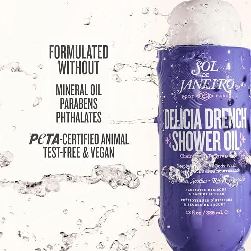 Sol de Janeiro Delicia Drench Shower Oil | Deeply Nourishing Body Wash thumbnail 8