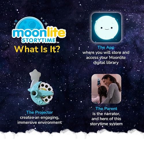 Moonlite Storytime Disc, Bible Stories: Conversations on The Ark | Learning Gift for Kids Ages 1 Year & Up, Single Story Art Projection with Sound Effects & Music (Projector Sold Separately) thumbnail 4