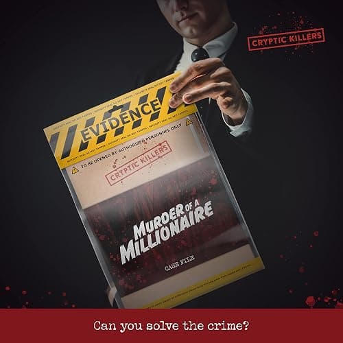 Cryptic Killers Unsolved Murder Mystery Game - Cold Case File Investigation - Detective Clues/Evidence - Solve The Crime - for Individuals, Date Nights & Party Groups - Murder of a Millionaire thumbnail 7