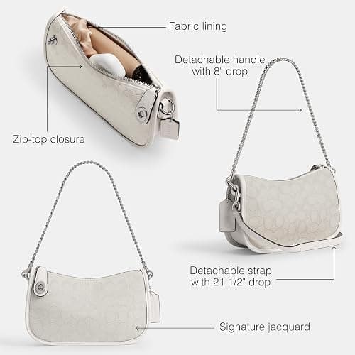 Coach Swinger Bag in Signature Jacquard thumbnail 3