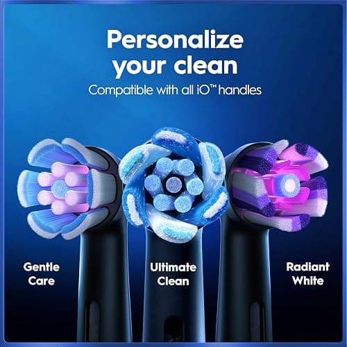 Oral-B iO5 Electric Toothbrush, Matt Black, with Travel Case and Toothpaste | 1 Toothbrush Head, Intensive whitening Toothpaste Included, 5 Cleaning Modes, Visible Pressure Sensor, Long-Lasting Battery thumbnail 13