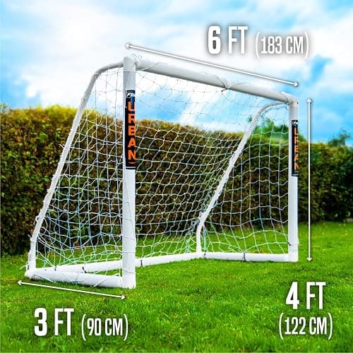 FLICK Match Grade Soccer Goal | All Weather, Ultra Thick Goal Post | 6 x 4ft or 12 x 6ft | Easy Assembly | Backyards or Clubs thumbnail 4