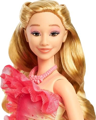 Mattel Universal Wicked Glinda Fashion Doll & Accessories with Blonde Hair, Poseability & Removable Ballroom Look thumbnail 3