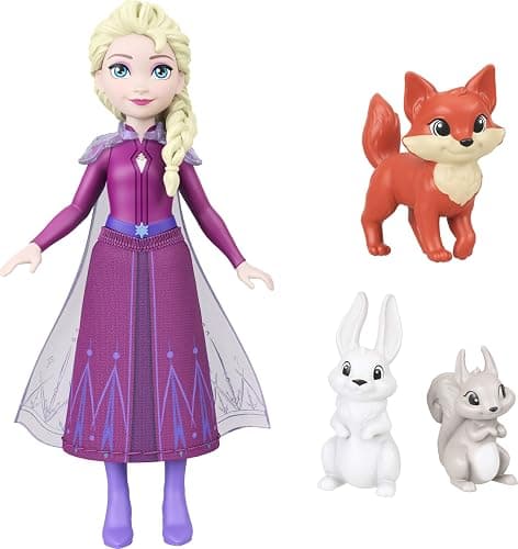 Mattel Disney Frozen Elsa Small Doll Playset w/ 10 Play Areas, 3 Animal Friends & 8 Accy, Storytime Stackers, Inspired by Animals of Arendelle thumbnail 5