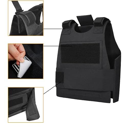 KUIEDIS Tactical Vest for Men,Adjustable Training Vest,Suitable for Light Outdoor Movement Vest thumbnail 2