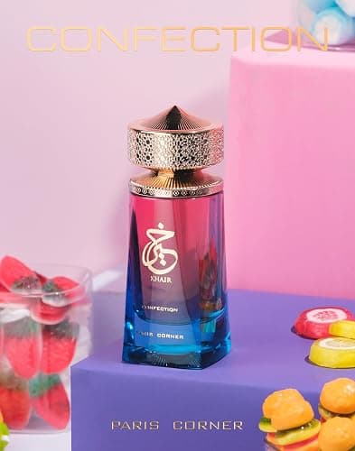 Paris Corner | Khair Confection EDP 3.4 Fl Oz | Sweet Candy Scent Perfume for Men & Women | Indulge in Luscious Pear, Whipped Cream, Jasmine & Vanilla Notes thumbnail 4