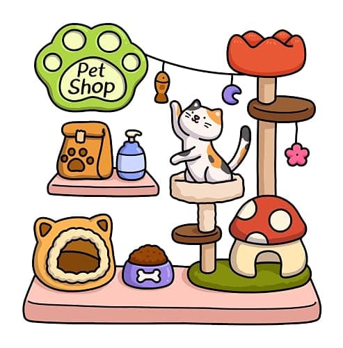 Little Shop: Bold and Easy Coloring Book for Adults and Teens thumbnail 3