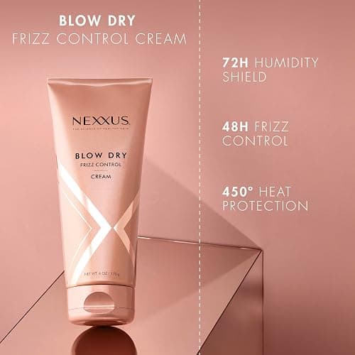 Nexxus Blow Dry Cream Frizz Control for Weightless Style & Volume, with StyleProtect Technology 6 oz thumbnail 3