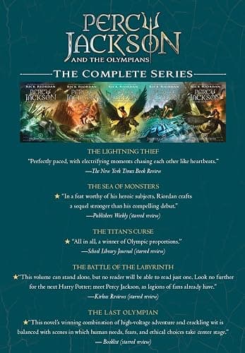 Percy Jackson and the Olympians 5 Book Paperback Boxed Set (w/poster) - Product Bundle thumbnail 4