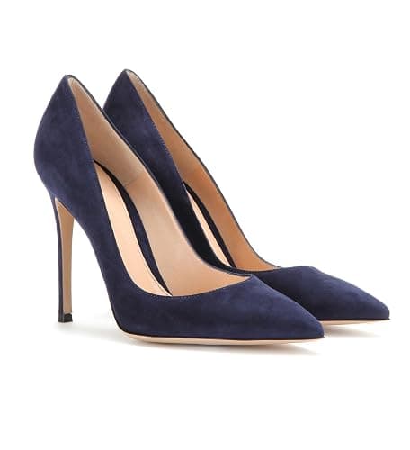 EDEFS Womens Pointed Toe Court Shoes Slip On Elegant Pumps Formal Dress Shoes thumbnail 2