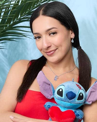 Disney Lilo & Stitch BFF Necklace Set of 2 16"+3" Official License, Best Friends Necklaces with Angel & Stitch Pendant, Licensed thumbnail 2