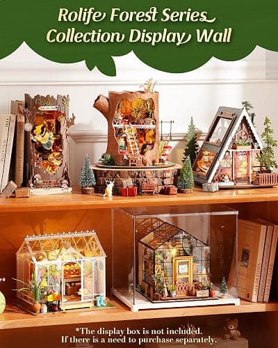 Rolife DIY Miniature House Kit Tree House, Tiny House Model House Building Kit for Teens, DIY Crafts for Adults, Birthday/Halloween for Parents Friends (Fairytale Tree House) thumbnail 8