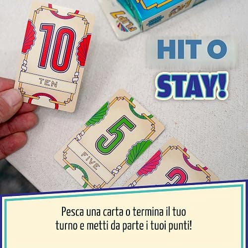 Flip 7™ Gioco di Carte | Gioco da Tavolo Compatto per Famiglie | Mix di Fortuna e Strategia | Rapido da Imparare | 94 Carte | Regole in Inglese thumbnail 5