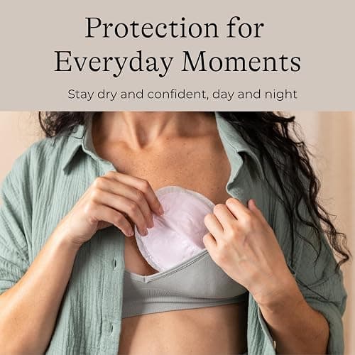 Lansinoh Stay Dry Disposable Nursing Pads, Soft and Super Absorbent Breast Pads, Breastfeeding Essentials for Moms, 100 Count thumbnail 2