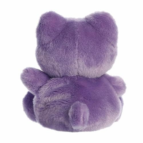 Aurora® Enchanting Tasty Peach® Meowchi Palm Pals™ Stuffed Animal - Bright & Colorful Design for Room Decor - Perfect for Adults, Kids, and Birthdays - Ube 5 Inches thumbnail 4