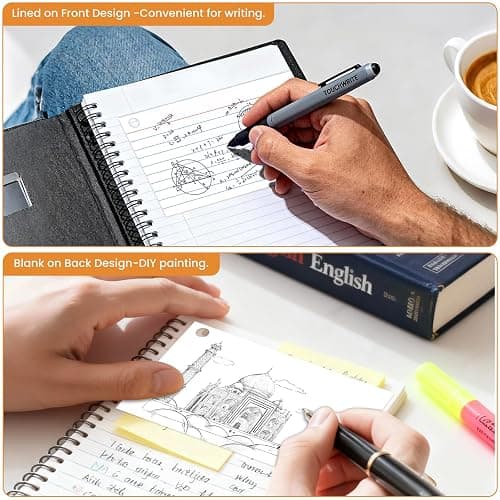 300 Count White Index Cards 3x5 Inch with Ring, Heavy Weight Flash Cards, Note Taking Supplies, Portable Note Cards, Study Flashcards for Students & Teachers, Office Home School Study Supplies thumbnail 3