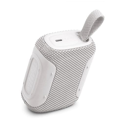 JBL Go 5 - Ultra-Portable Waterproof & Drop-Proof Speaker with JBL Legendary Sound & Ambient Edge Lighting, AirTouch Instant Stereo Pairing or Link Multiple Compatible Speakers via Auracast™ (White) thumbnail 10
