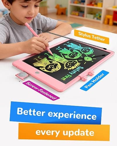 KOKODI LCD Writing Tablet,Gifts for 3 Years Old Boys and Girls,10 Inch Colorful Doodle Board Drawing Tablet, Erasable Reusable Electronic Drawing Pads, Educational and Learning Toy for Kids thumbnail 4