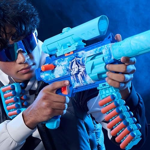 Nerf Loadout FrostFusion Blaster, 4 Interchangeable Attachment Accessories, 30 Nerf N1 Darts, Kids Outdoor Toys, Ages 8+ (Amazon Exclusive) thumbnail 5