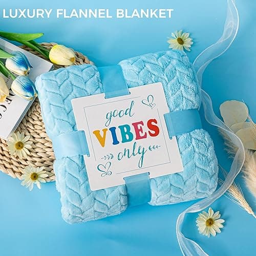 Birthday Gifts Basket for Women,Get Well Soon Thinking of You Gifts Relaxing Spa Gifts Self Care Package Box w/ Luxury Blanket,Unique Mothers Day Gifts for Mom Her Best Friend Wife Grandma thumbnail 5