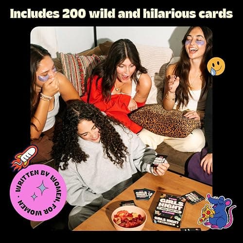 The Girls Night If You Had To… Game [Funny Would You Rather Cards for Women | Perfect for Bachelorette Parties, Birthdays, Gifts for Best Friend, Girls Trips | Adult Party Game for Ages 17+] thumbnail 6